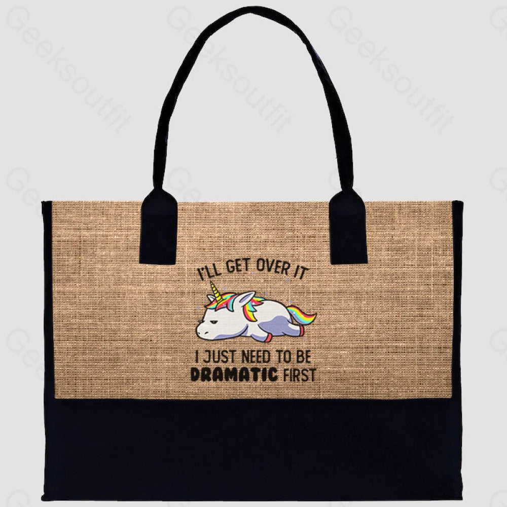 I Just Need To Be Dramatic Cotton Tote Bag