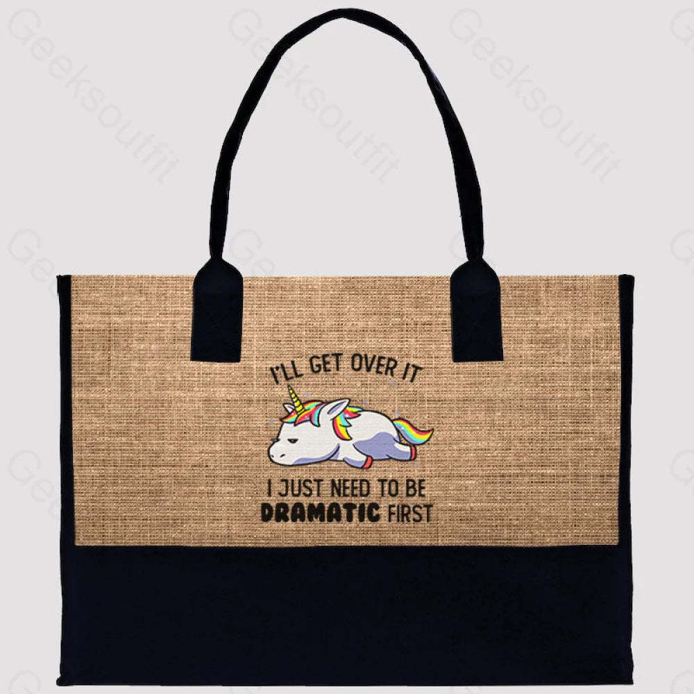 I Just Need To Be Dramatic Cotton Tote Bag