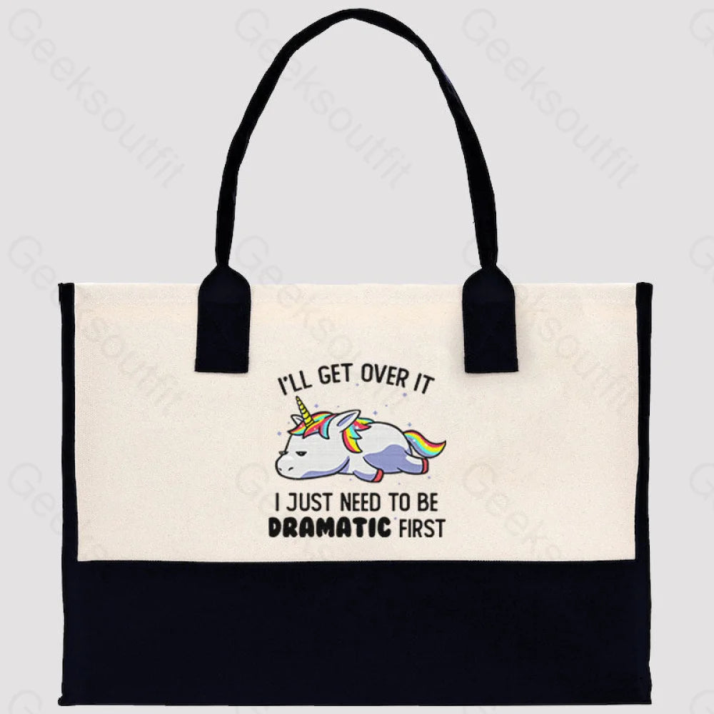 I Just Need To Be Dramatic Cotton Tote Bag