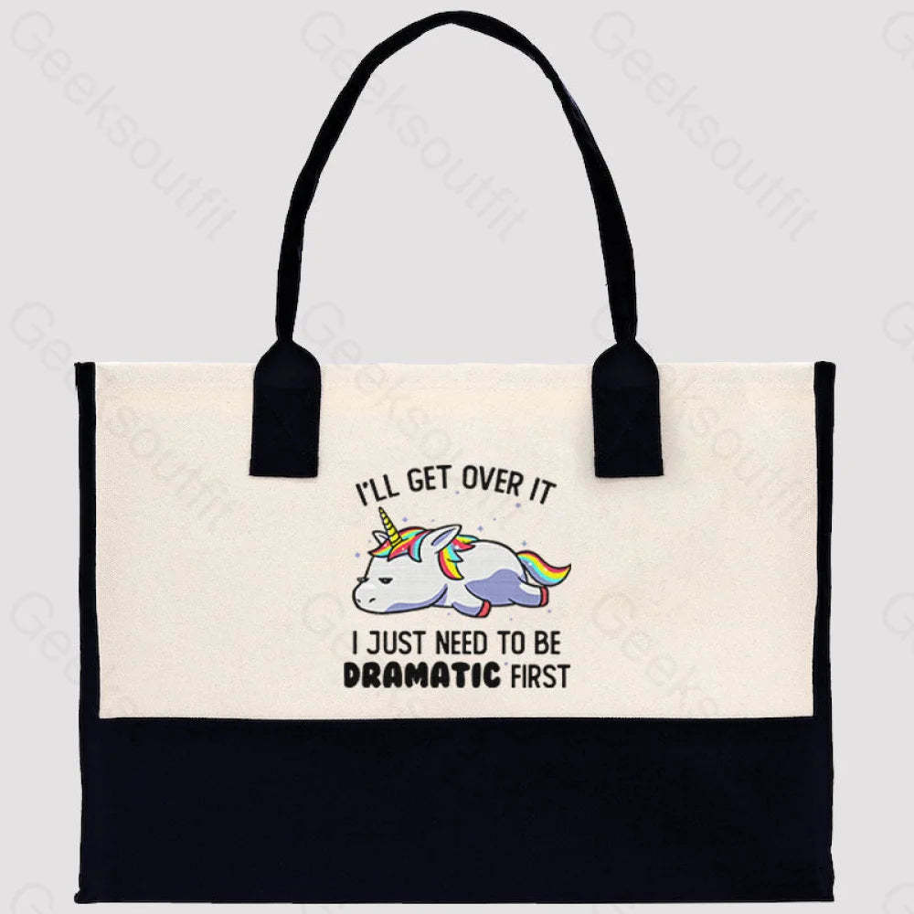 I Just Need To Be Dramatic Cotton Tote Bag
