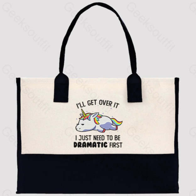 I Just Need To Be Dramatic Cotton Tote Bag