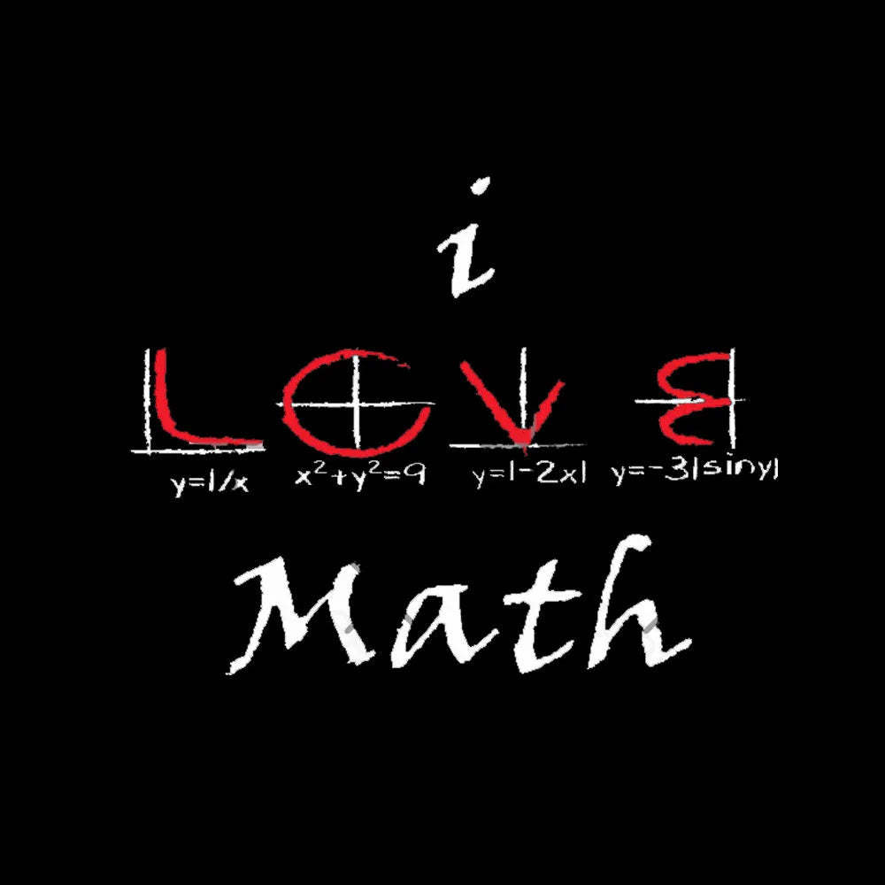 I Love Maths Geek T-Shirt