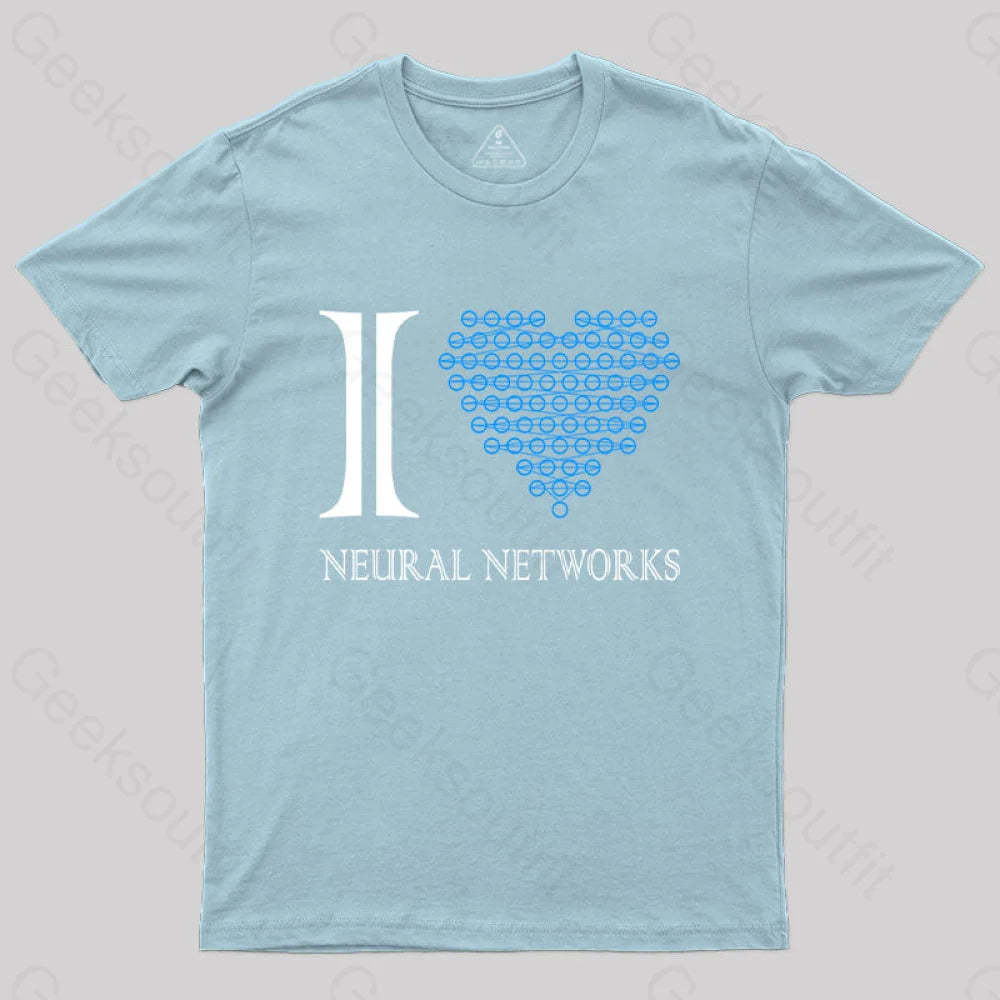 I Neural Networks T-Shirt Light Blue / S Yc