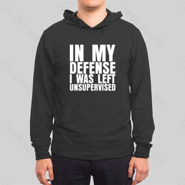 I Was Left Unsupervised Hoodie - Geeksoutfit
