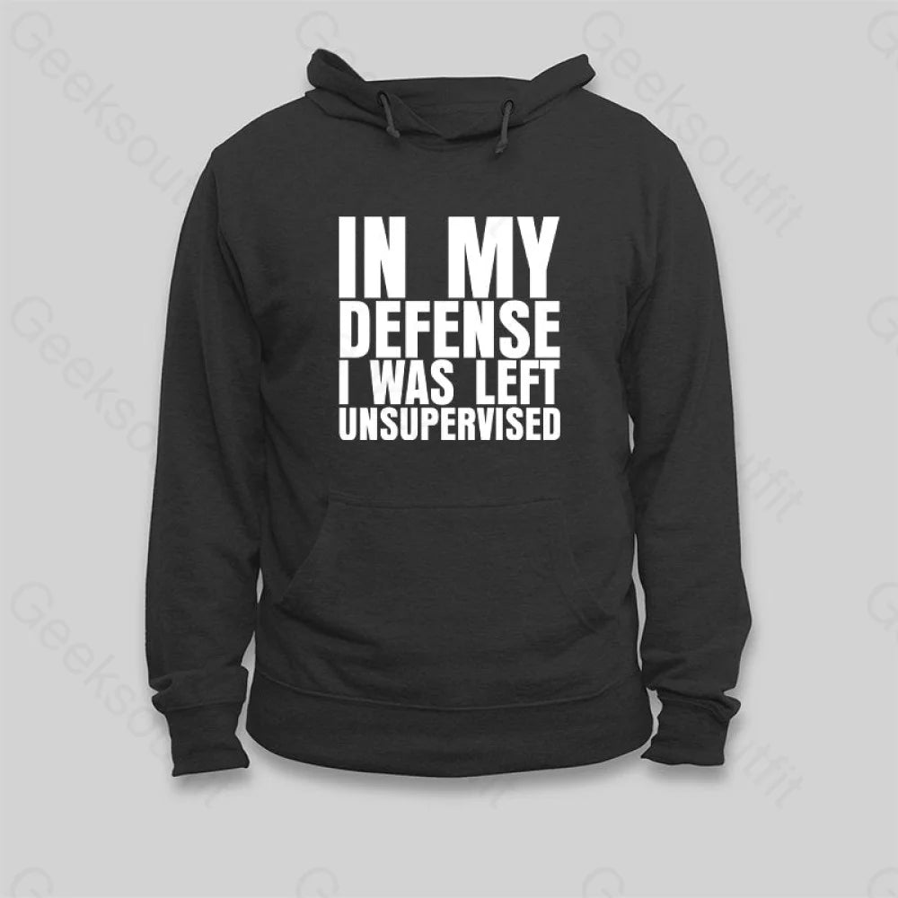 I Was Left Unsupervised Hoodie - Geeksoutfit