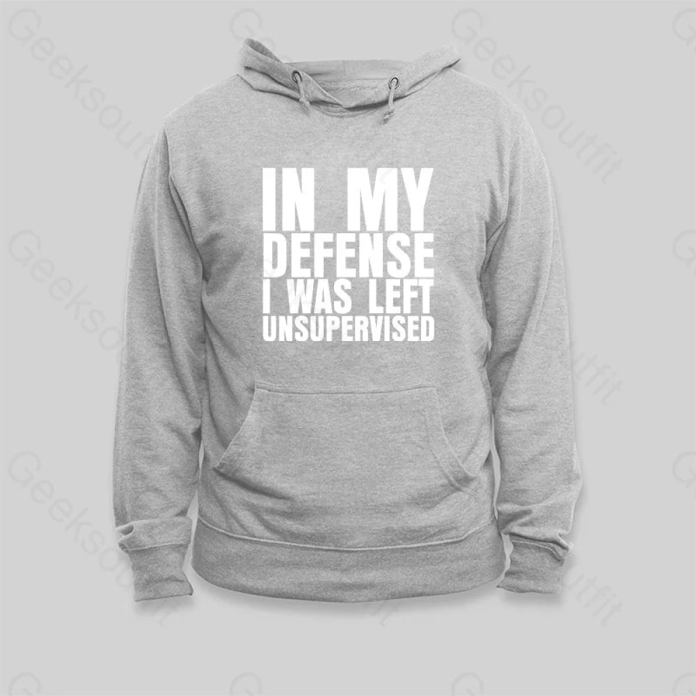 I Was Left Unsupervised Hoodie - Geeksoutfit