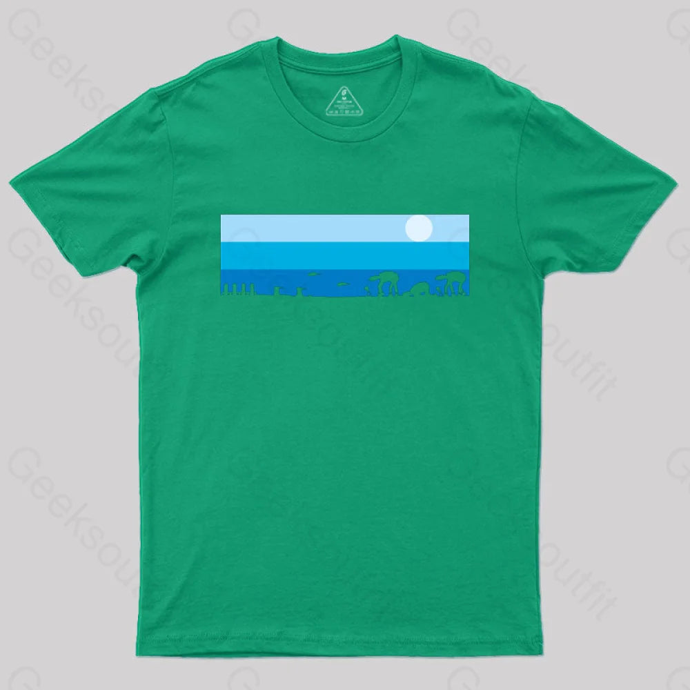 Ice Planet T-Shirt Green / S