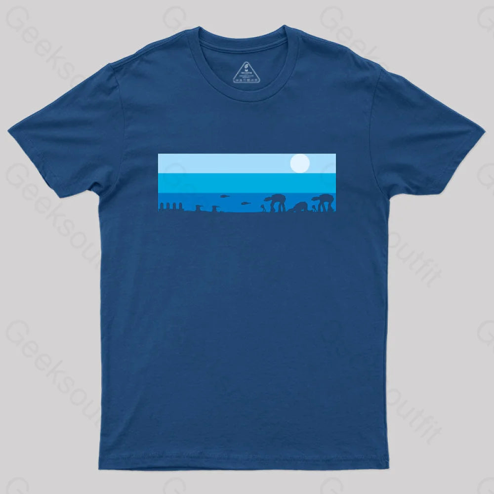 Ice Planet T-Shirt Navy / S