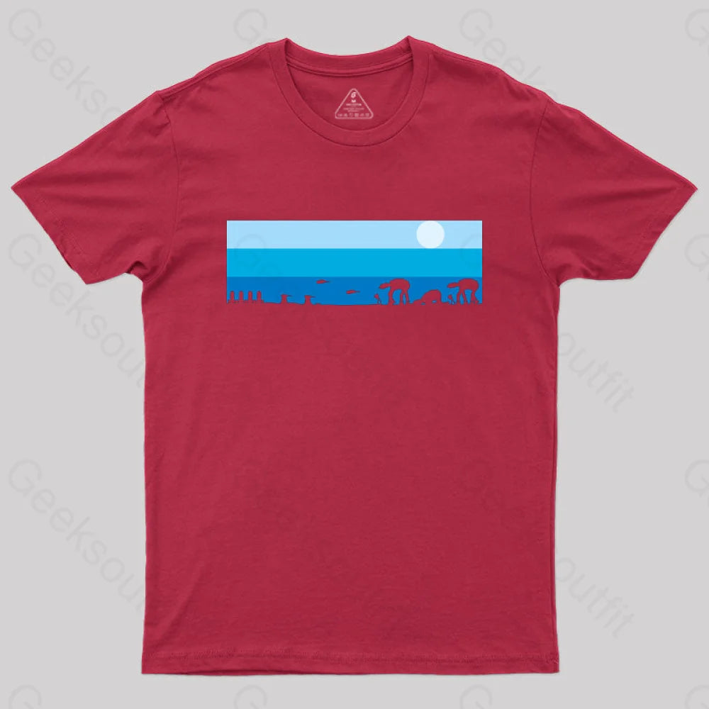 Ice Planet T-Shirt Red / S