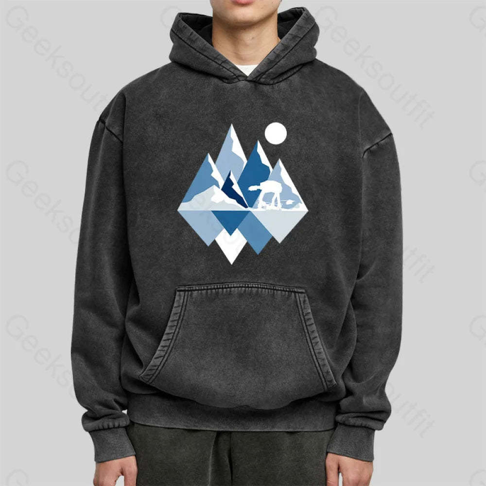 Ice Planet View Washed Hoodie