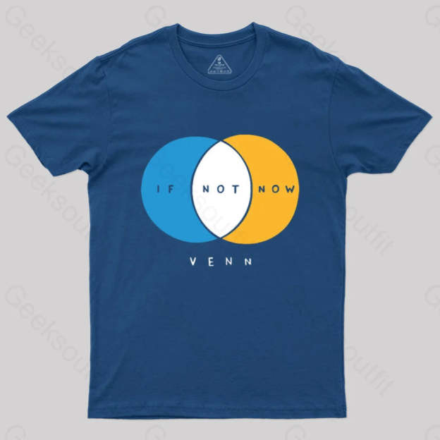 If Not Now Venn T-Shirt Navy / S