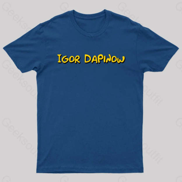 Igor Dapinow Geek T-Shirt Navy / S