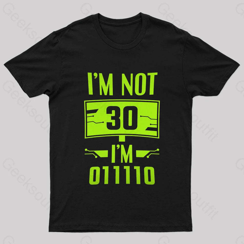 I’m 011110 Geek T-Shirt Black / S