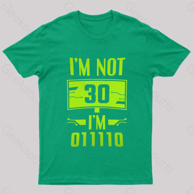 I’m 011110 Geek T-Shirt Green / S