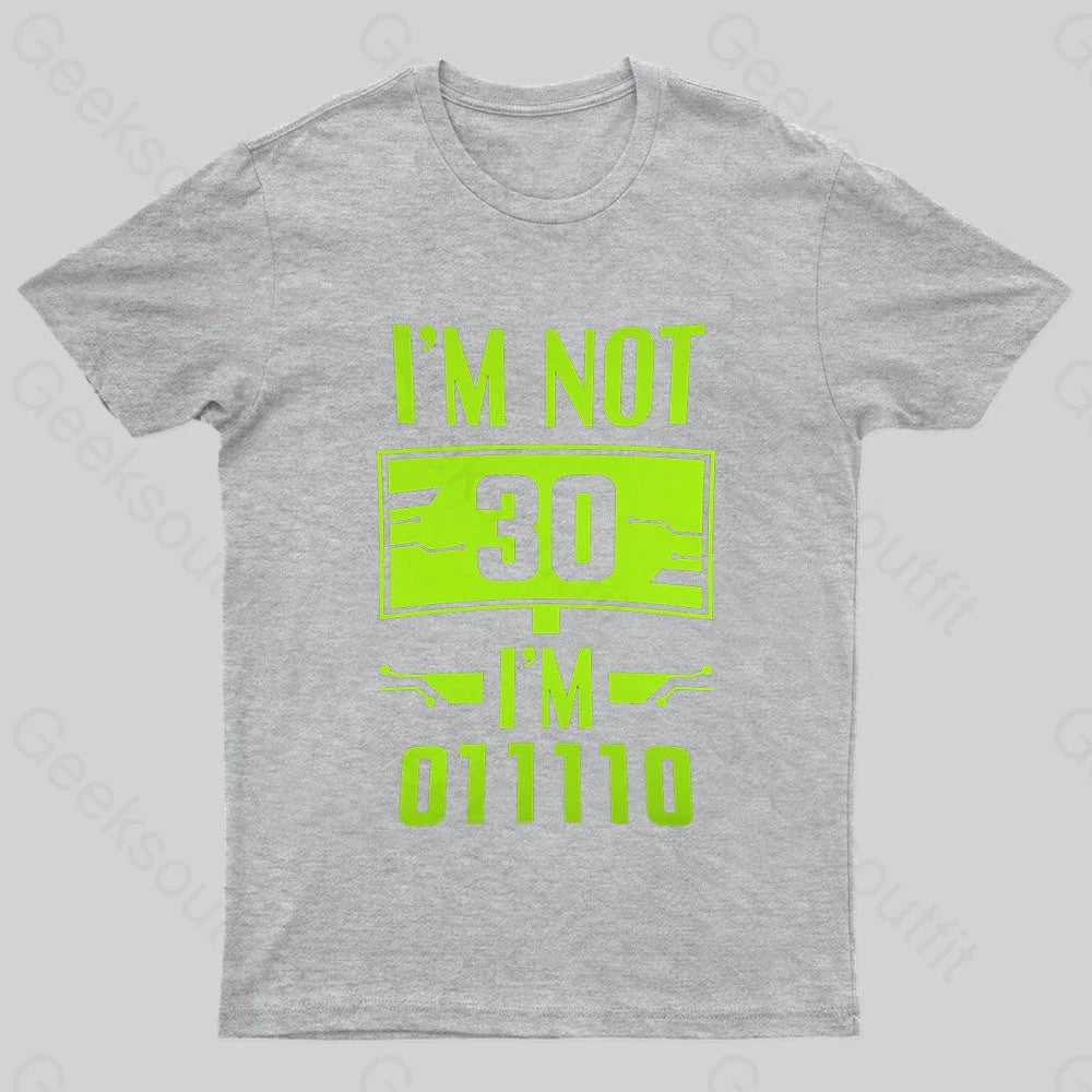 I’m 011110 Geek T-Shirt Grey / S