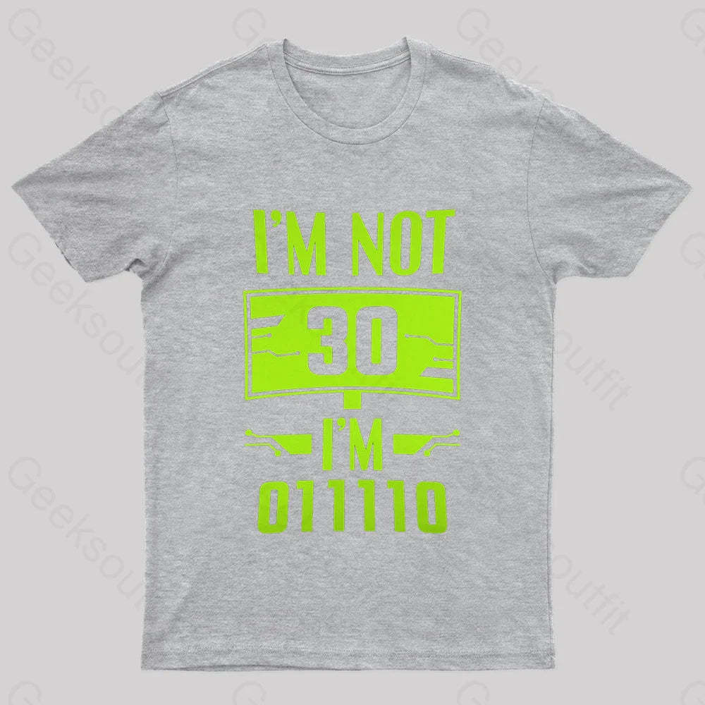 I’m 011110 Geek T-Shirt Grey / S