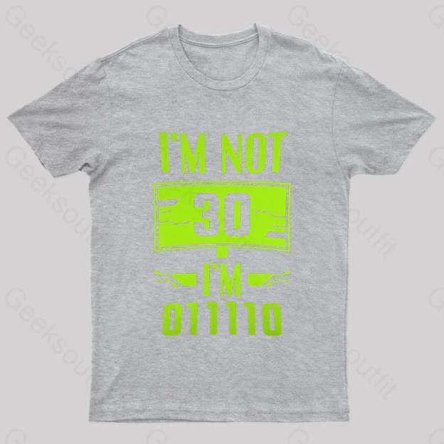 I’m 011110 Geek T-Shirt Grey / S