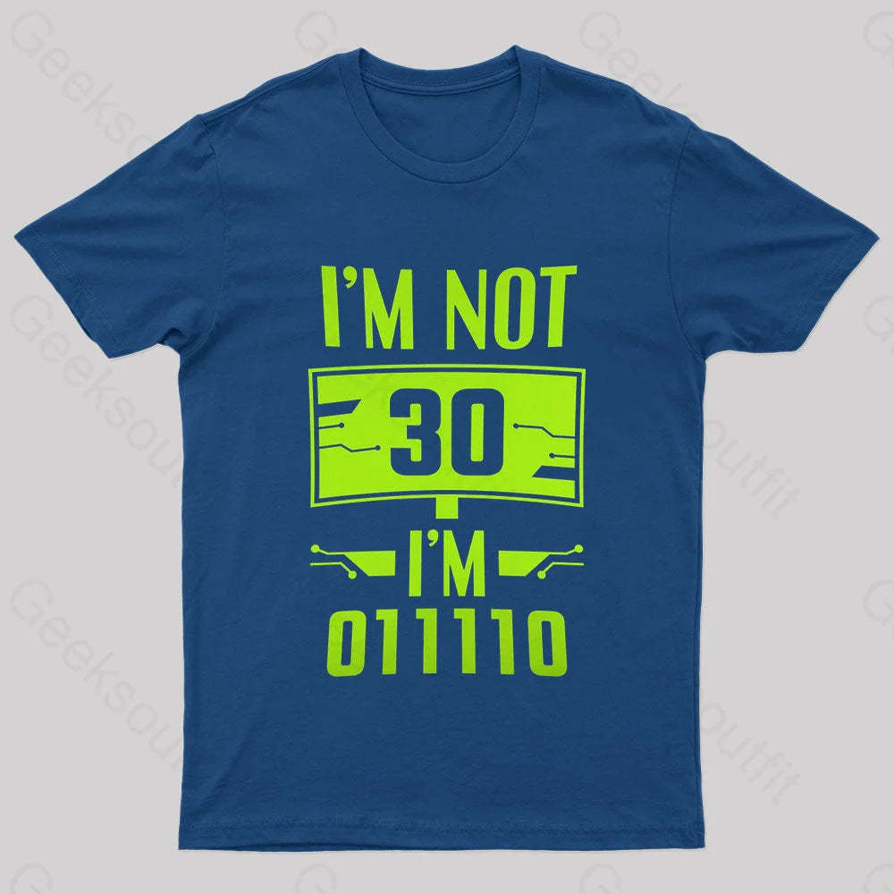 I’m 011110 Geek T-Shirt Navy / S