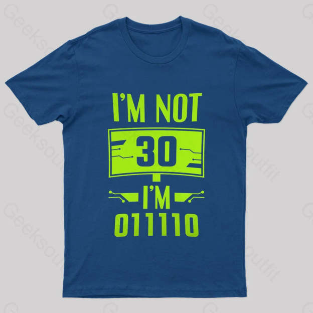 I’m 011110 Geek T-Shirt Navy / S