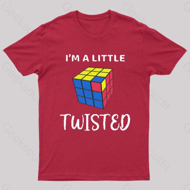 I’m A Little Twisted Nerd T-Shirt Red / S