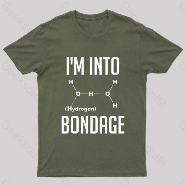 I’m Into Hydrogen Nerd T-Shirt Army Green / S