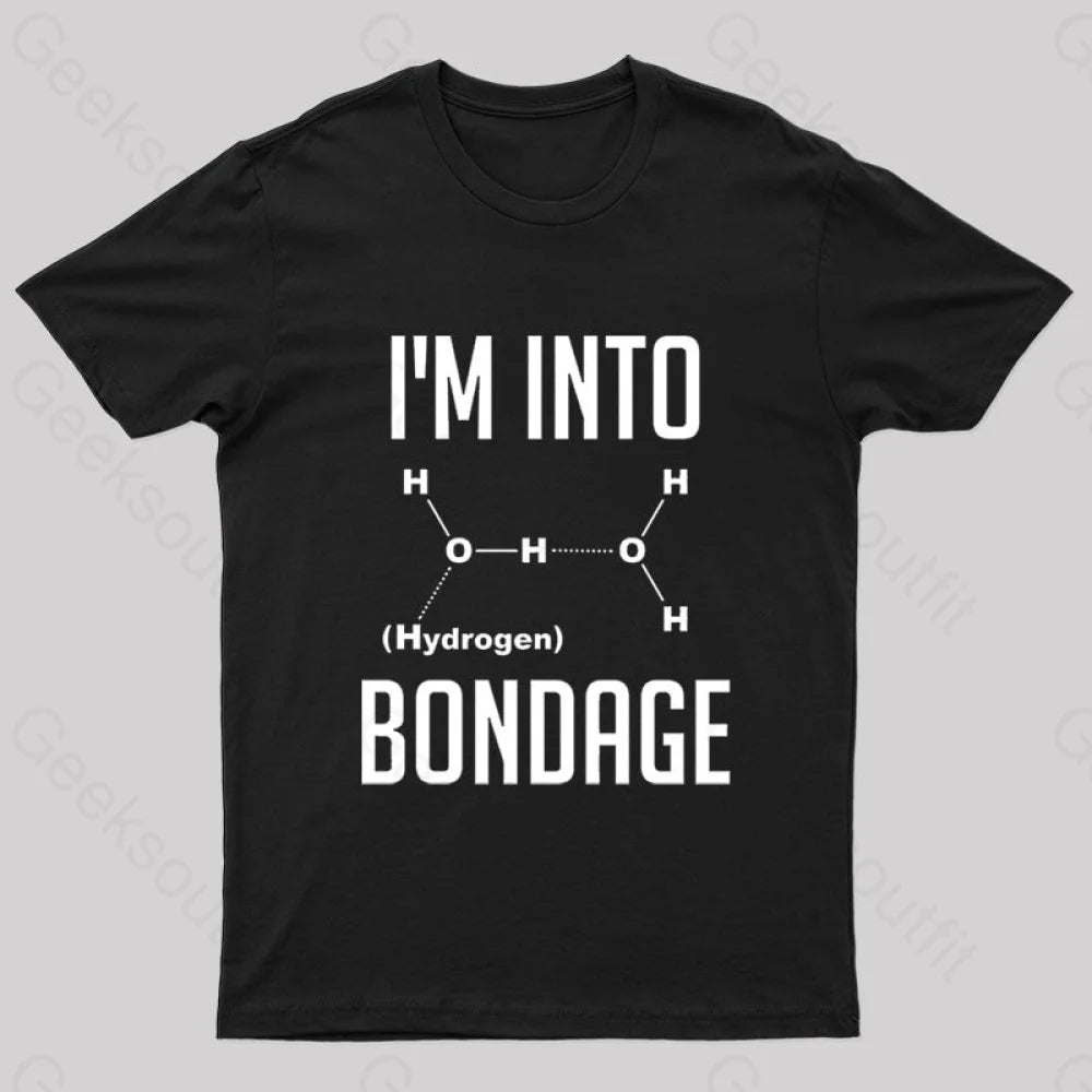 I’m Into Hydrogen Nerd T-Shirt Black / S