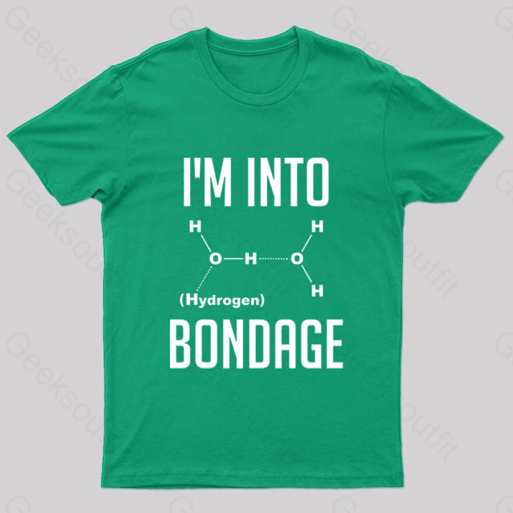 I’m Into Hydrogen Nerd T-Shirt Green / S