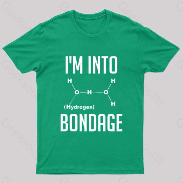 I’m Into Hydrogen Nerd T-Shirt Green / S