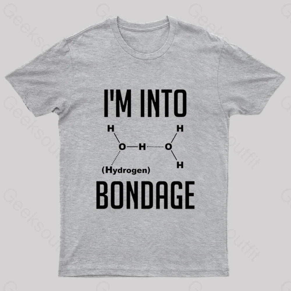 I’m Into Hydrogen Nerd T-Shirt Grey / S