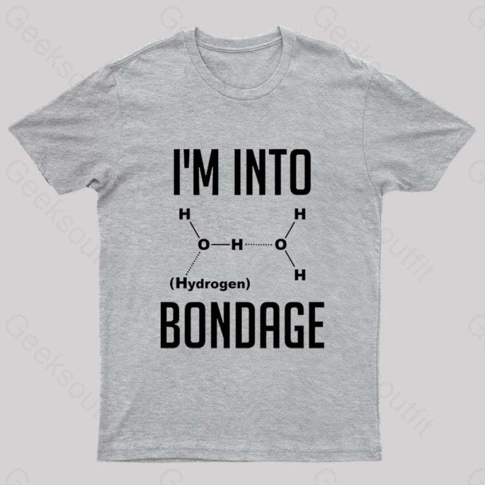 I’m Into Hydrogen Nerd T-Shirt Grey / S