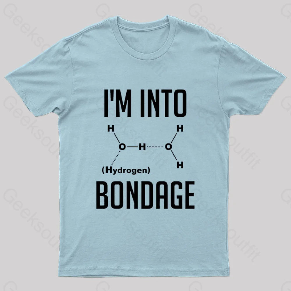 I’m Into Hydrogen Nerd T-Shirt Light Blue / S