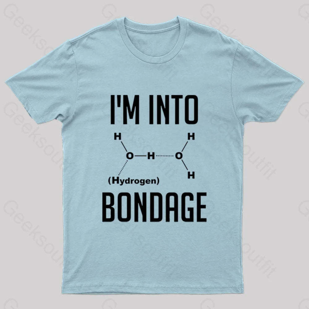 I’m Into Hydrogen Nerd T-Shirt Light Blue / S