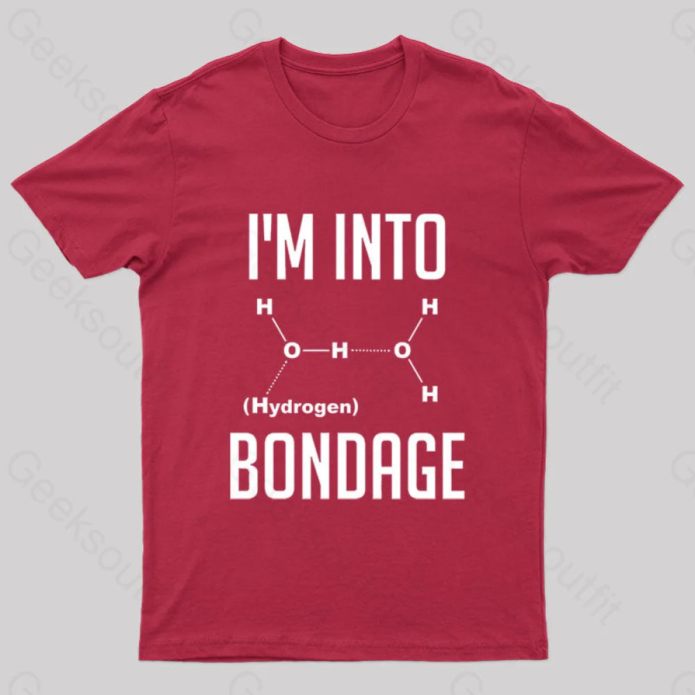 I’m Into Hydrogen Nerd T-Shirt Red / S