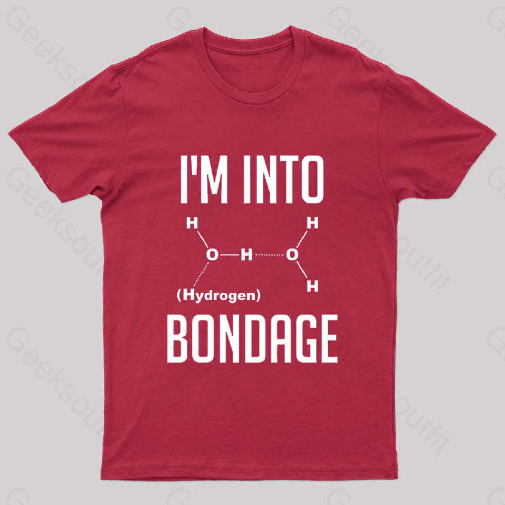 I’m Into Hydrogen Nerd T-Shirt Red / S