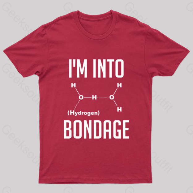 I’m Into Hydrogen Nerd T-Shirt Red / S