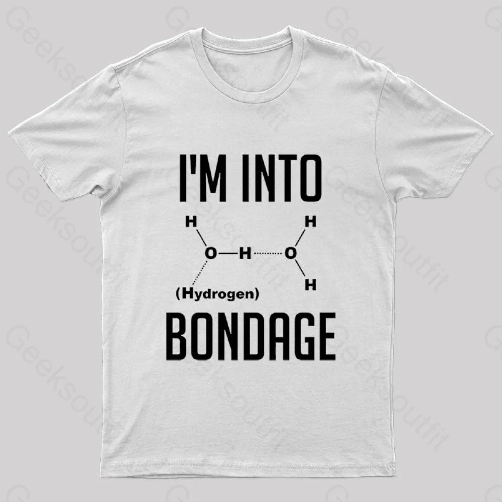 I’m Into Hydrogen Nerd T-Shirt White / S
