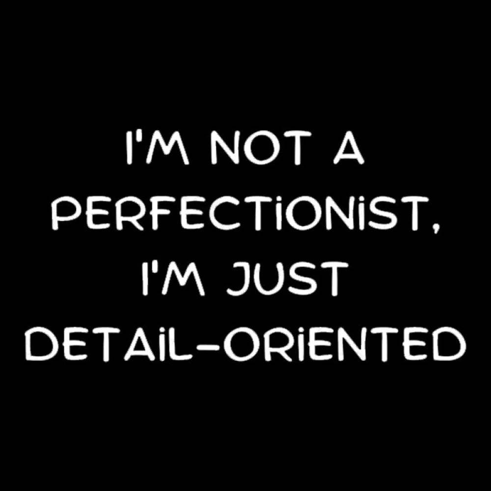 I’m Not A Perfectionist Just Detail Oriented Geek T-Shirt