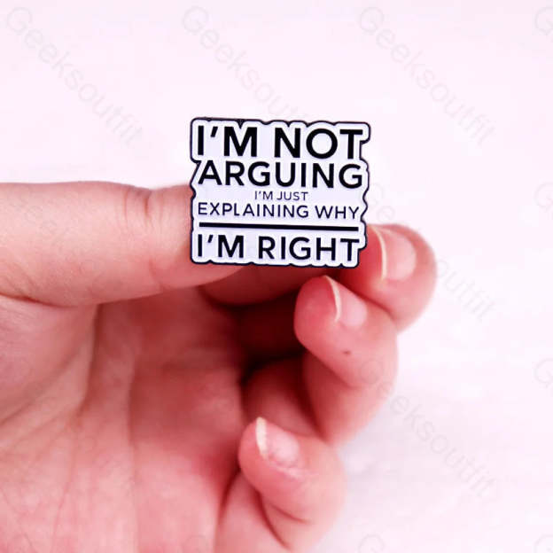 I’m Not Arguing Just Explaining Why Right Pins