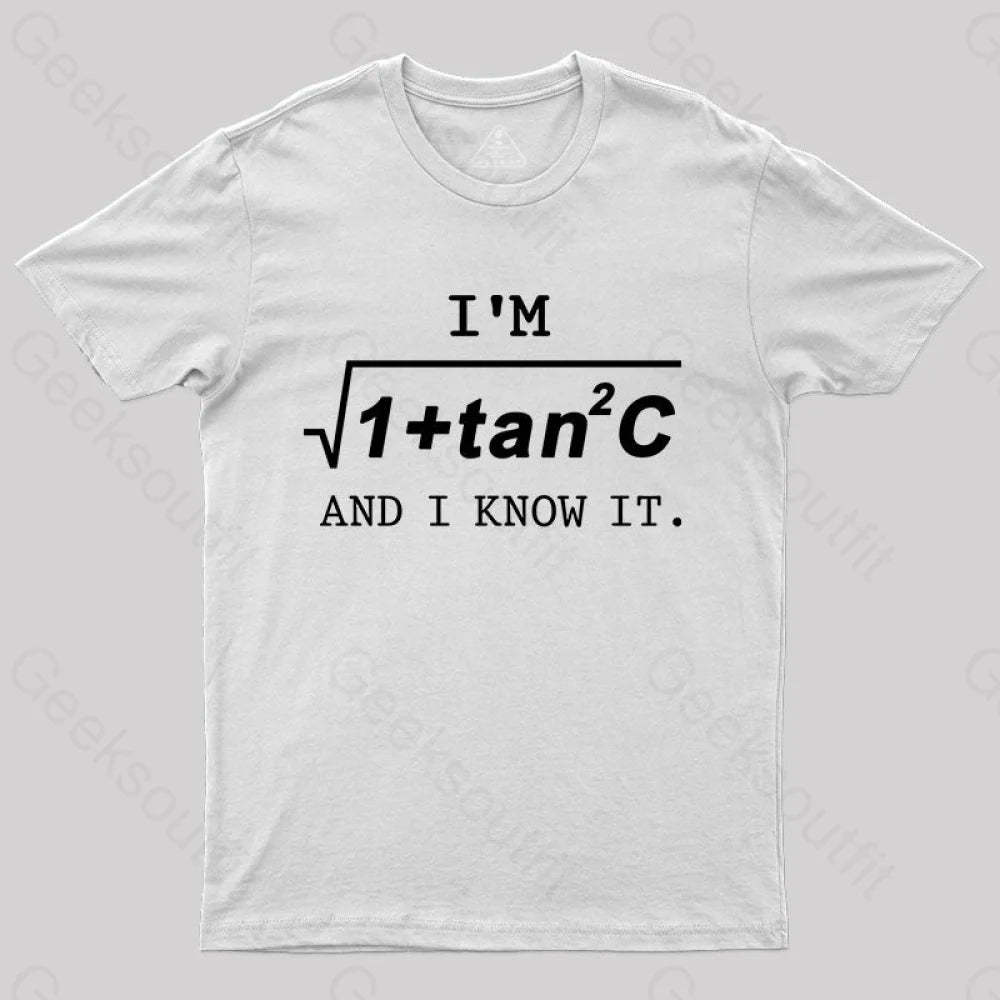 I’m Sec(C) T-Shirt White / S Yc