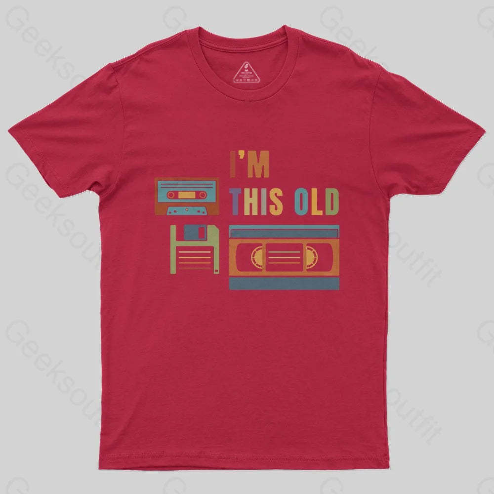 Geeksoutfit Im This Old Vintage Nerd T-Shirt for Sale