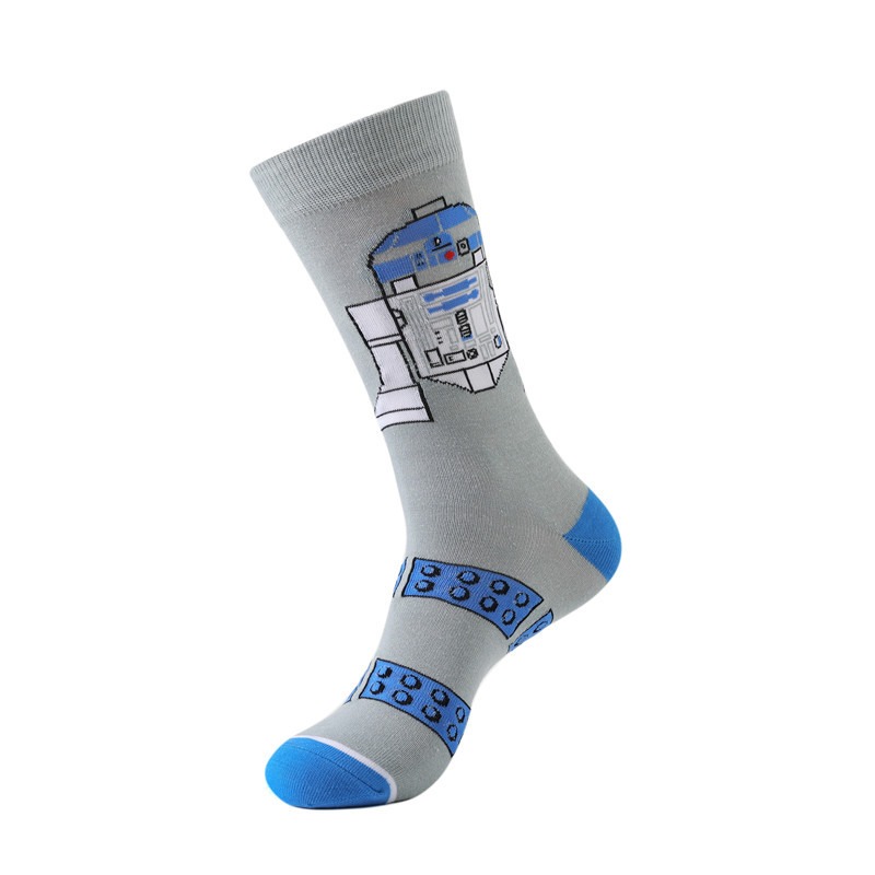 Retro Space Utility Robot Funny Men's Crew Socks
