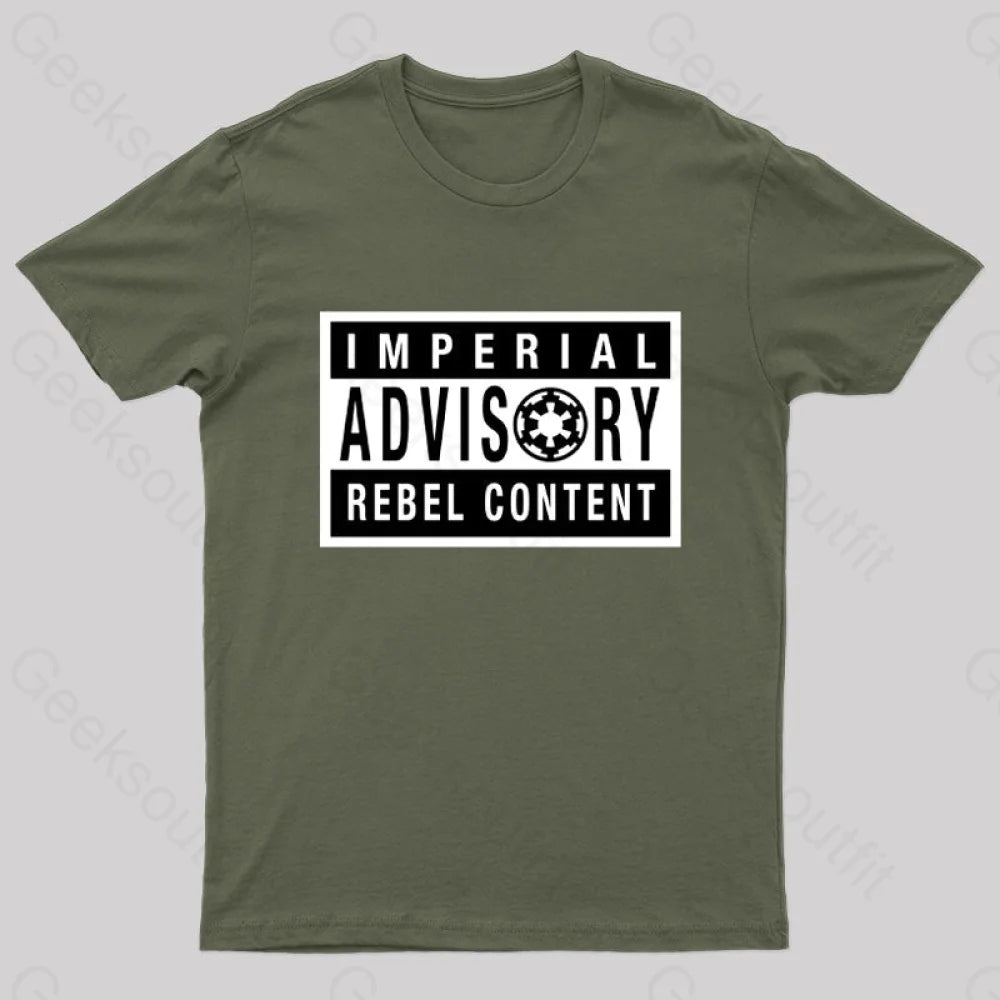 Imperial Advisory Nerd T-Shirt Army Green / S