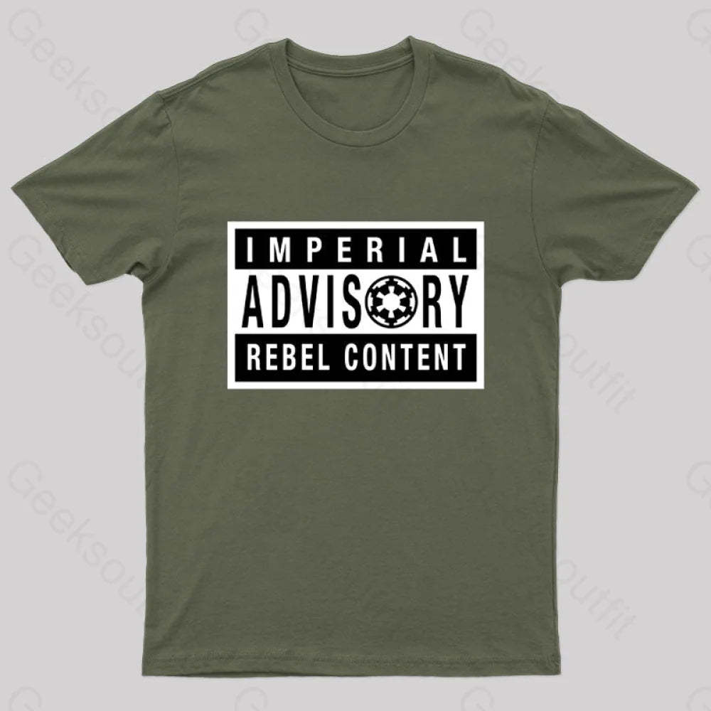 Imperial Advisory Nerd T-Shirt Army Green / S