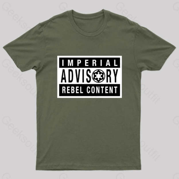 Imperial Advisory Nerd T-Shirt Army Green / S