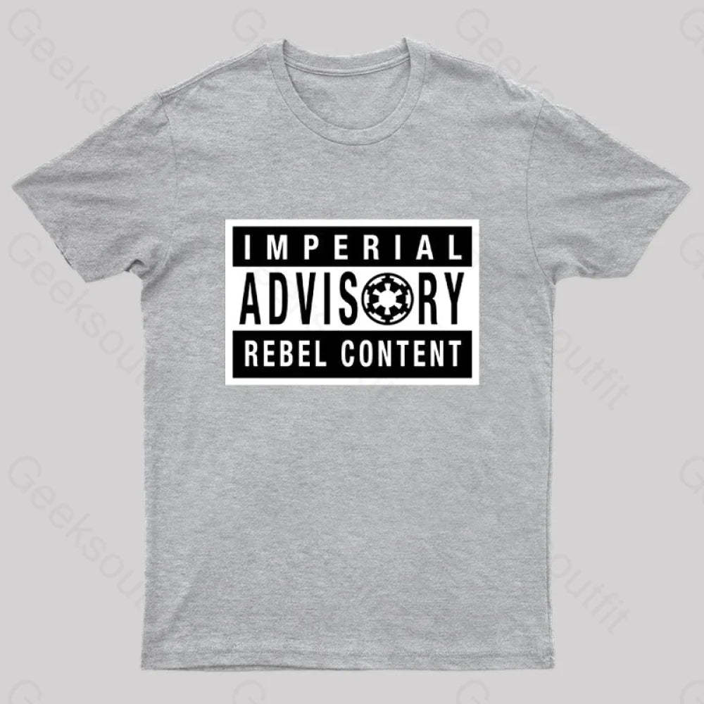 Imperial Advisory Nerd T-Shirt Grey / S