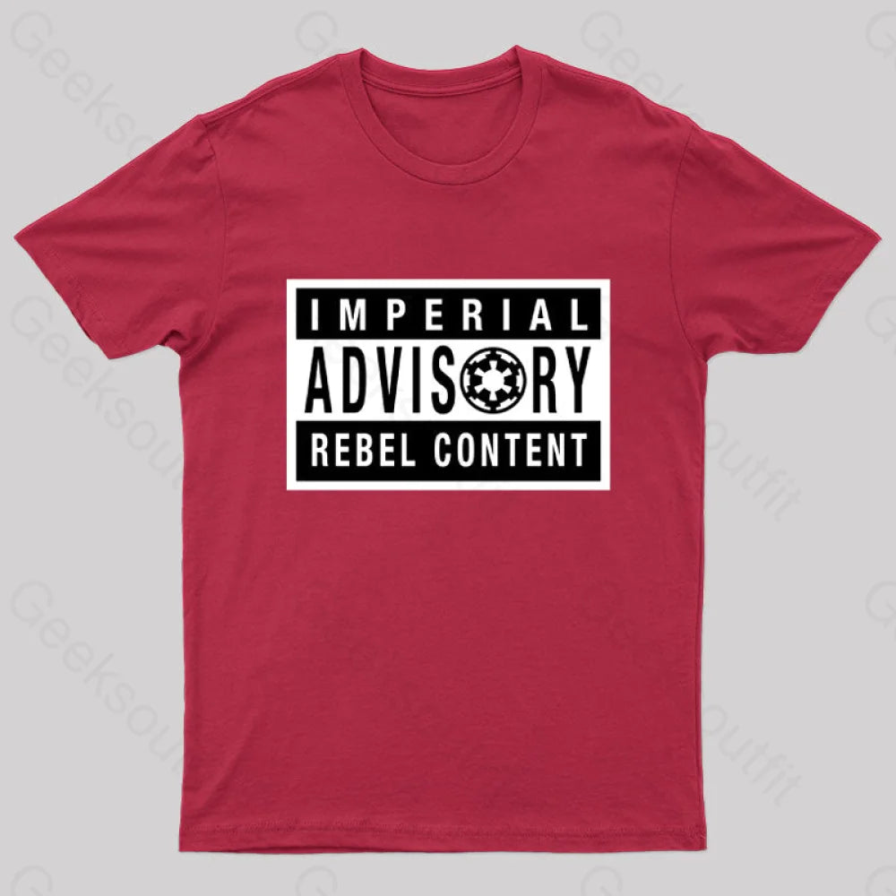 Imperial Advisory Nerd T-Shirt Red / S