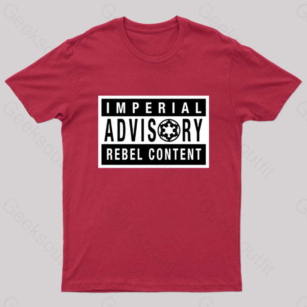 Imperial Advisory Nerd T-Shirt Red / S