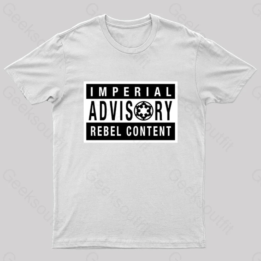 Imperial Advisory Nerd T-Shirt White / S