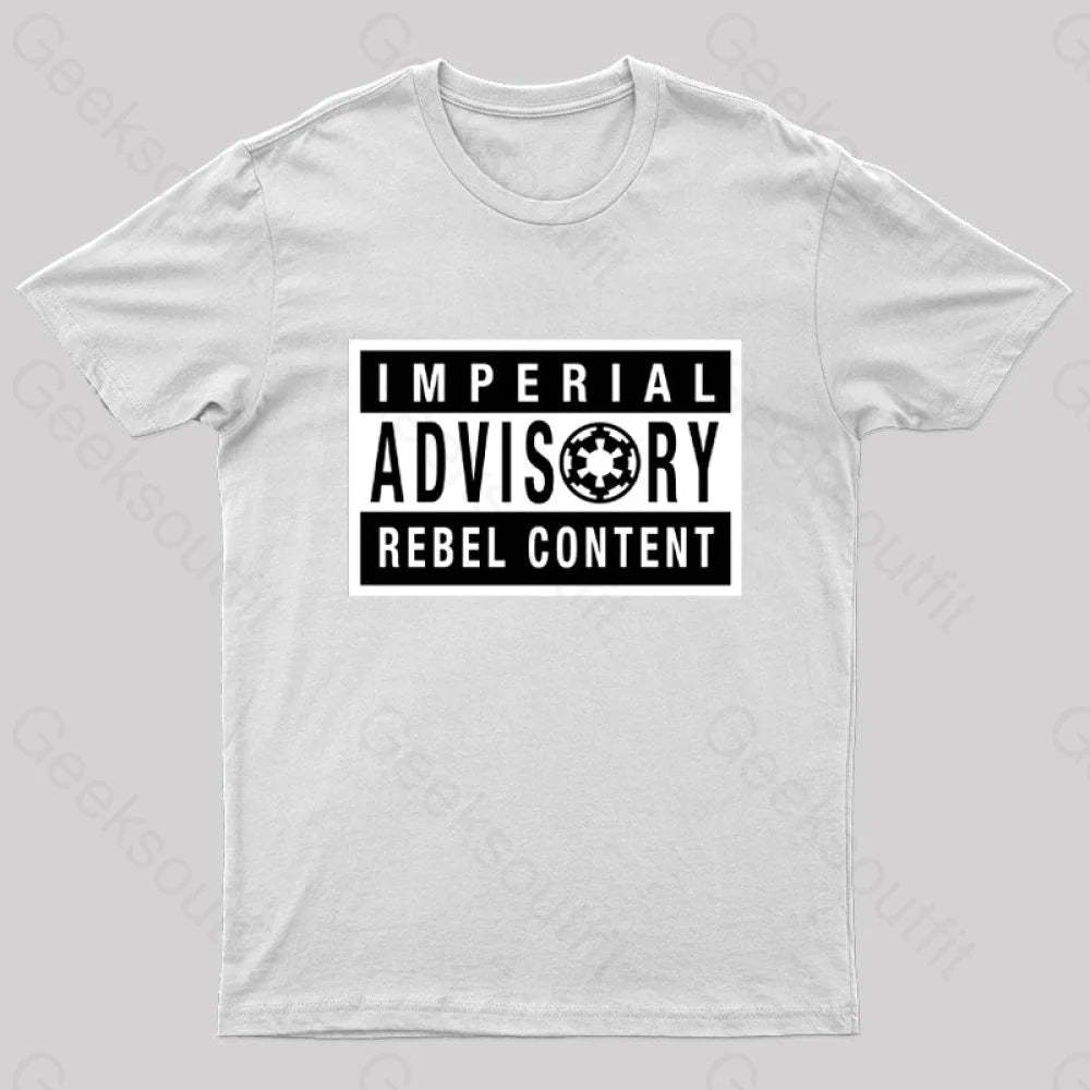 Imperial Advisory Nerd T-Shirt White / S