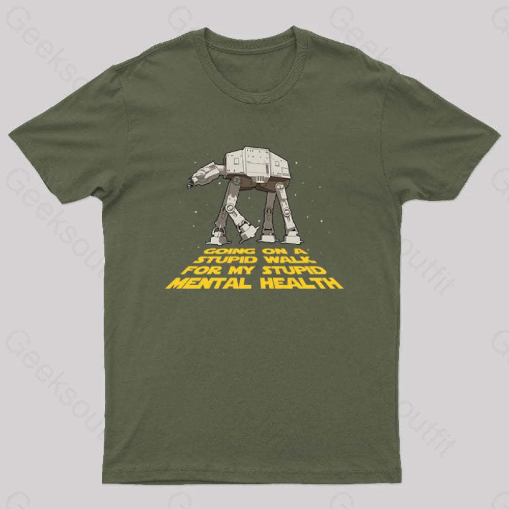 Imperial Walk Geek T-Shirt Army Green / S